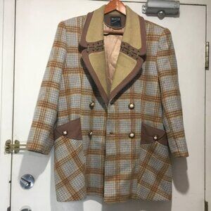 VINTAGE COLLECTION SINEQUANONE WOOL JACKETS SIZE L